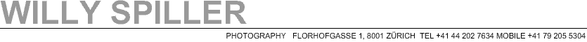 Willy Spiller, Photographie